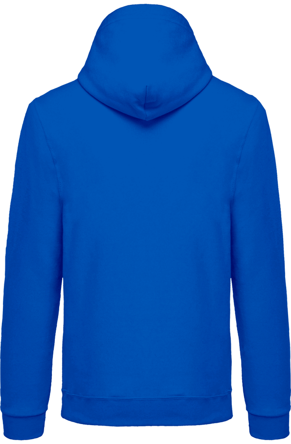 Sweat shirt zippe a capuche unisexe dos Light Royal Blue