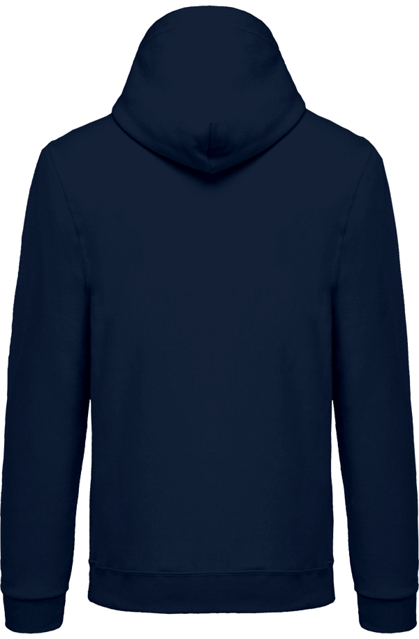 Sweat shirt zippe a capuche unisexe dos Navy