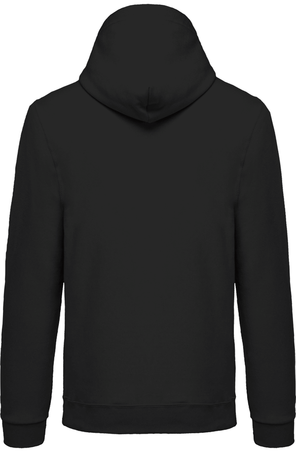 Sweat shirt zippe a capuche unisexe dos Dark Grey