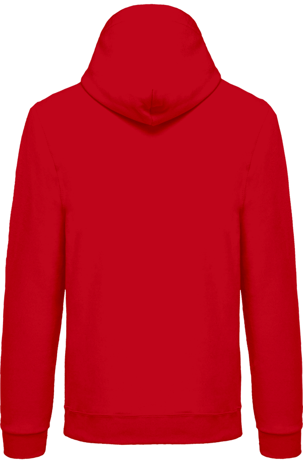 Sweat shirt zippe a capuche unisexe dos Red