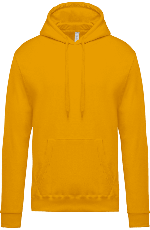 Sweat shirt capuche homme face Yellow