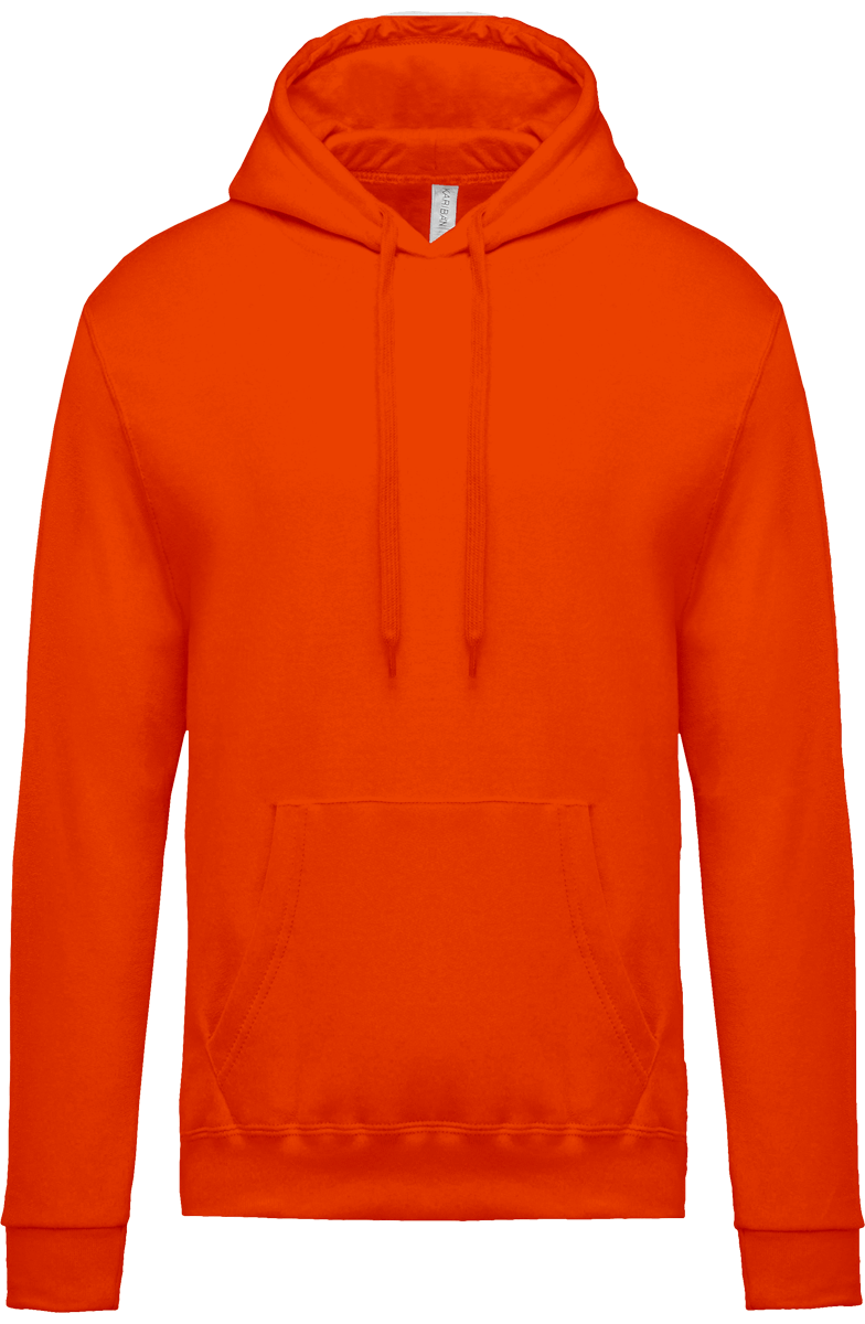 Sweat-Shirt À Capuche Homme  Orange