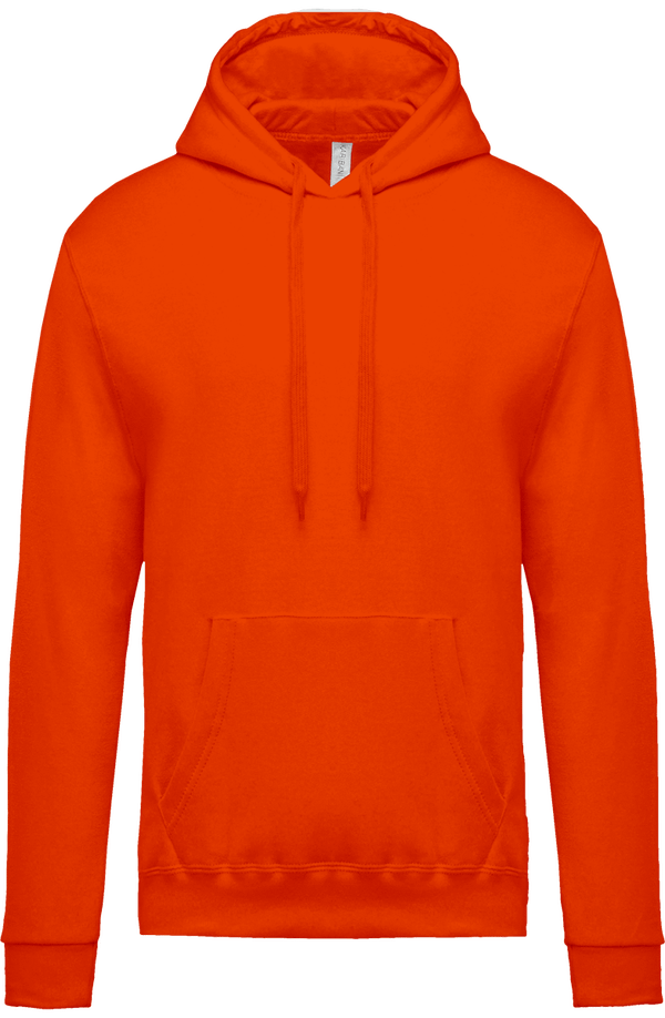 Herren Kapuzenpullover Orange