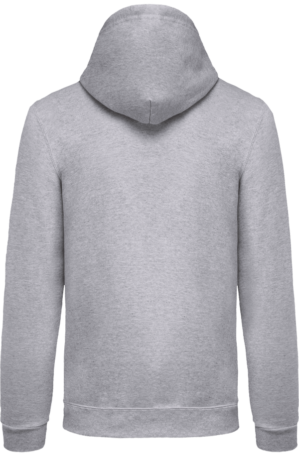 Sweat shirt capuche homme dos Oxford Grey