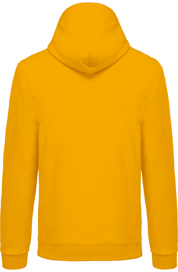 Sweat shirt capuche homme dos Yellow