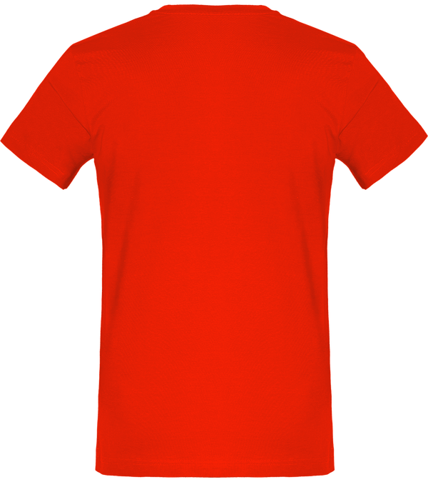 Tee shirt bio homme inspire plus dos Fire Red