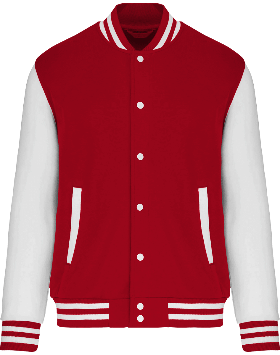 Sweat Teddy Old School - Broderie Et Impression Red / White