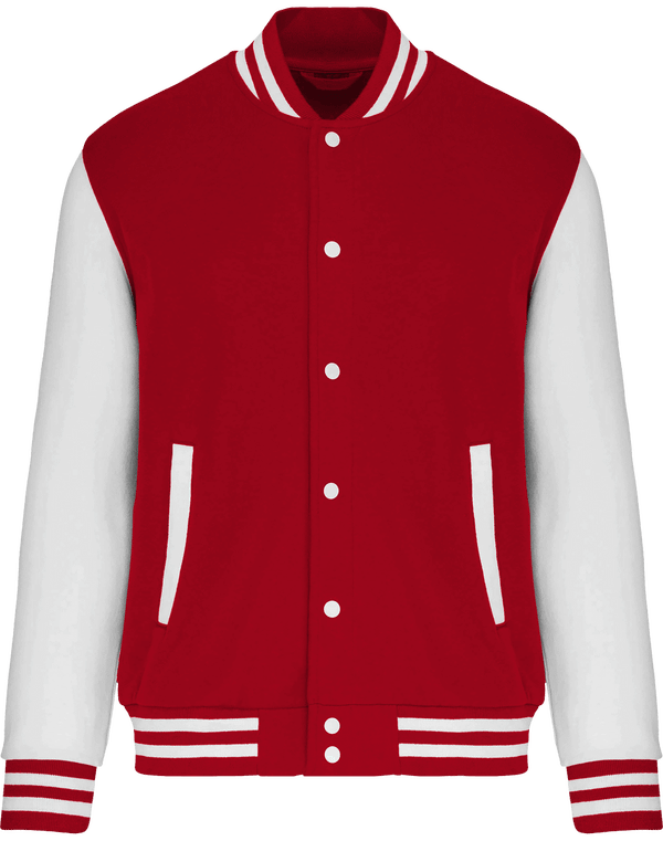 Sweat Teddy Old School - Broderie Et Impression Red / White