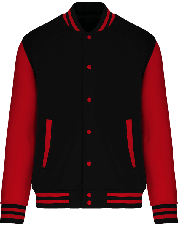 Sweat Teddy Old School - Broderie Et Impression Black / Red