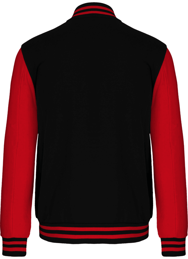 Sweat teddy molleton unisexe dos Black / Red