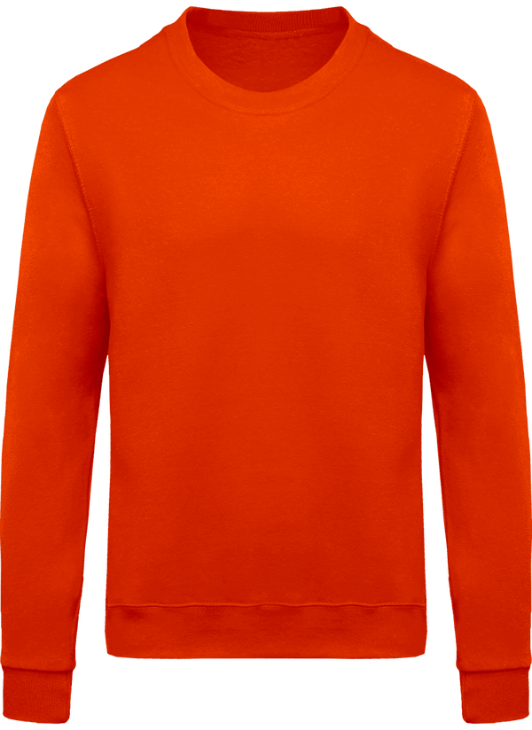 Sweat Col Rond Basique - Coupe Unisexe Orange