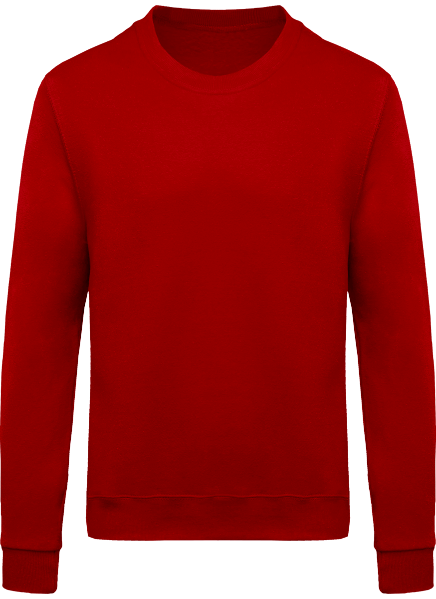 Sweat Col Rond Basique - Coupe Unisexe Red