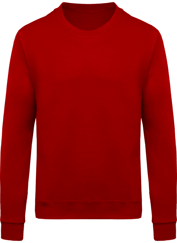 Sweat Col Rond Basique - Coupe Unisexe Red