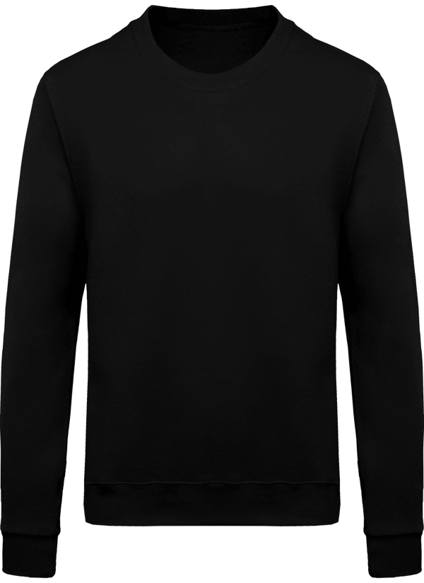 Sweat Col Rond Basique - Coupe Unisexe Black