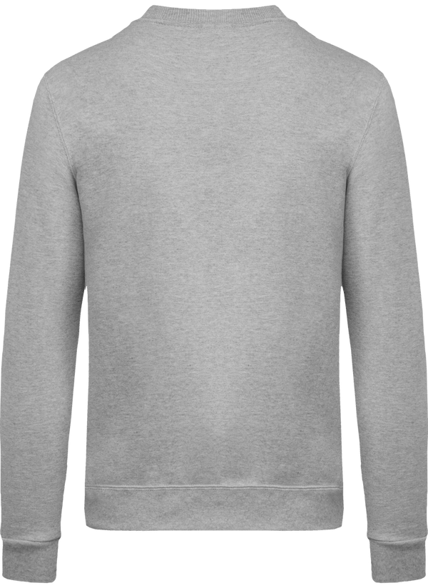 Sweat shirt col rond unisexe dos Oxford Grey