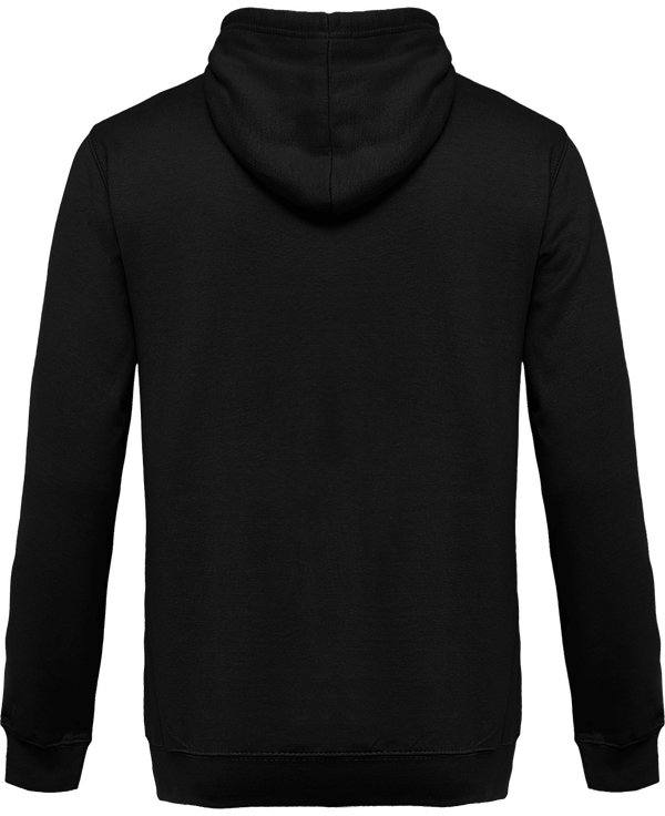 Sweat shirt capuche contraste homme dos Black / Fine Grey