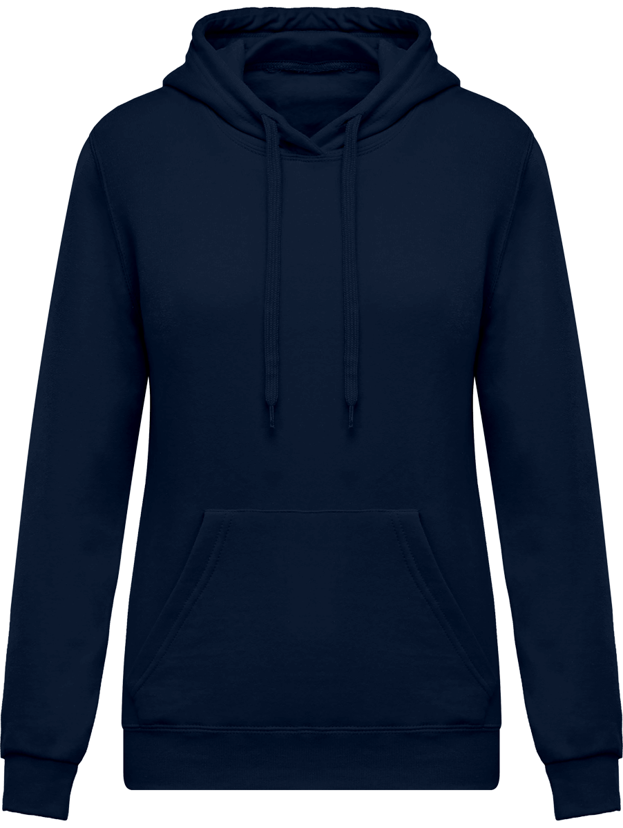 Damen Kapuzenpullover Navy