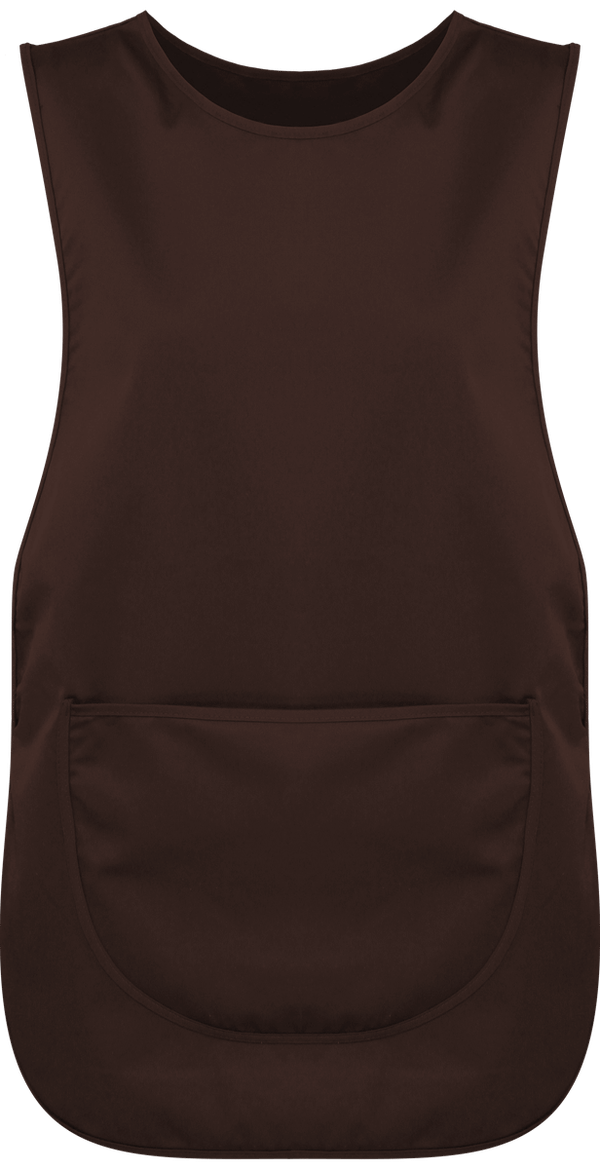 Pinafore Apron Brown