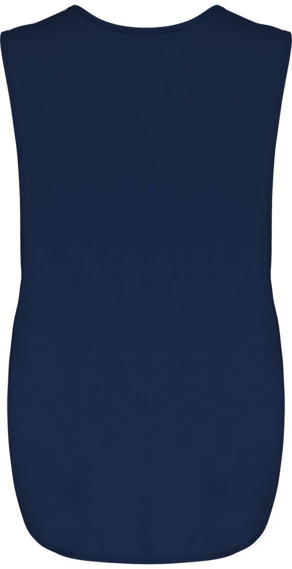 Tablier chasuble avec poche ventrale dos Navy