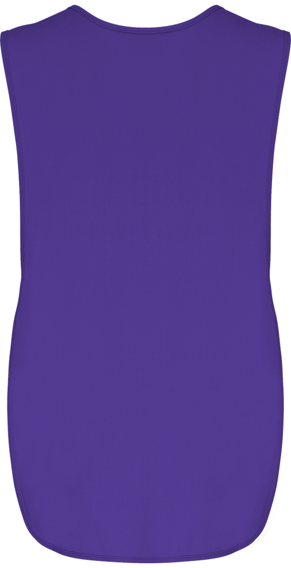 Tablier chasuble avec poche ventrale dos Purple