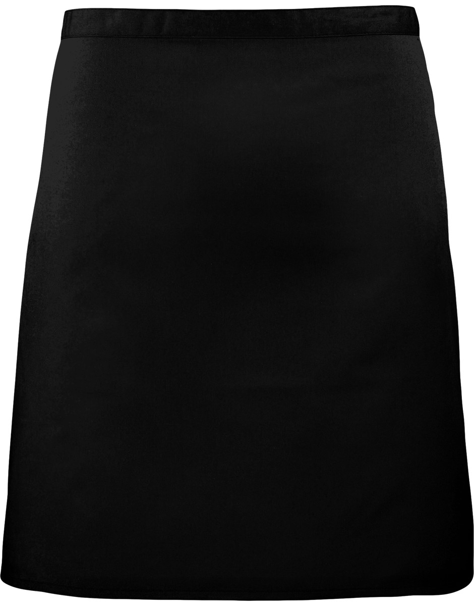 Mid-Length Apron Black