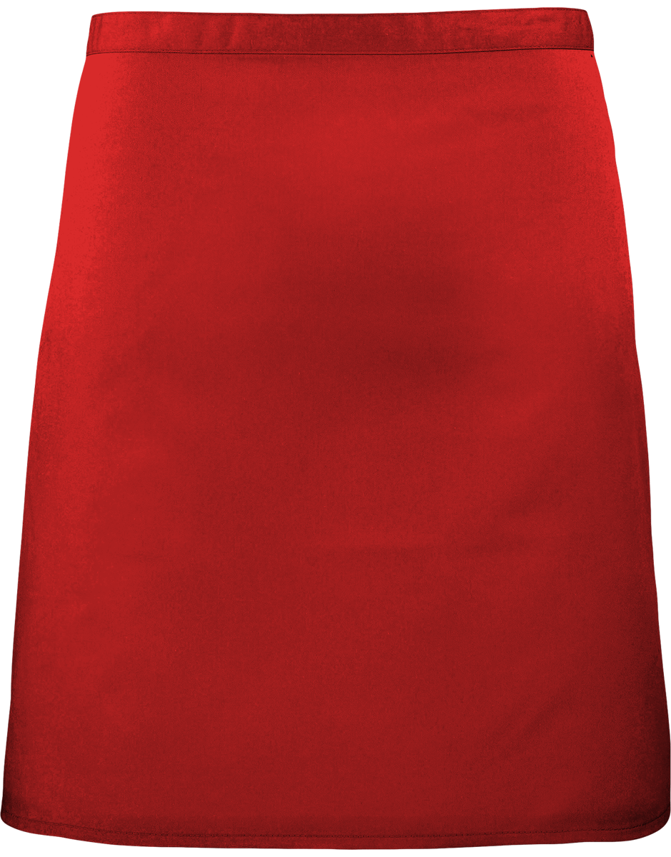 Mid-Length Apron Red