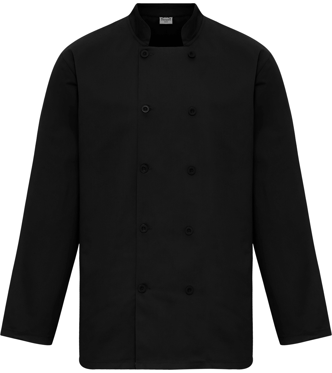 Personalise Your Chef's Jacket Mixed Long Sleeves With Tunetoo Black