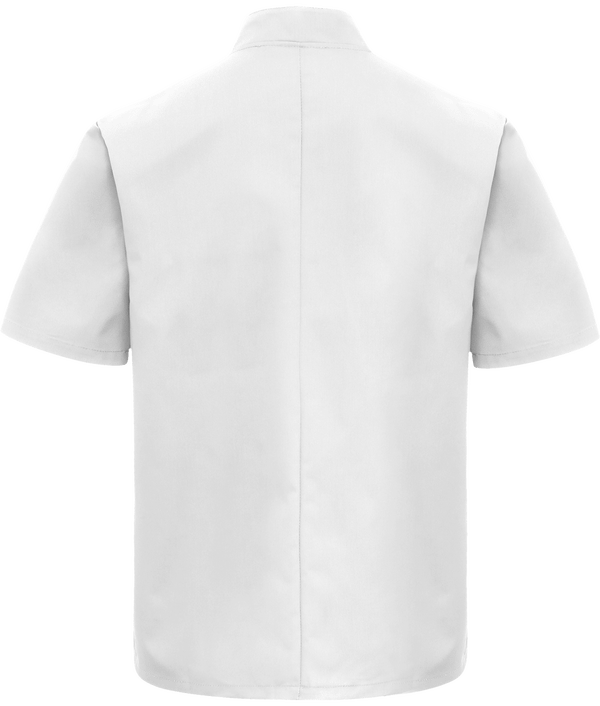 Veste de cuisine mixte manches courtes dos White