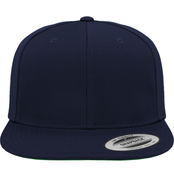 Klassische Snapback-Kappe - Französische Stickerei Navy