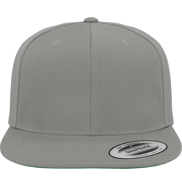 Klassische Snapback-Kappe - Französische Stickerei Silver