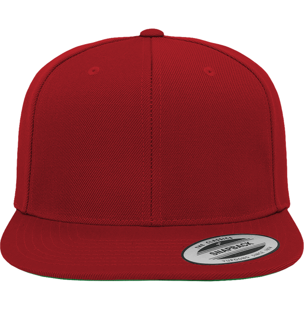 Klassische Snapback-Kappe - Französische Stickerei Red