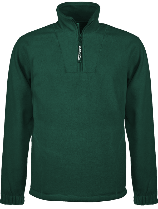 Polar Hombre Cremallera 3/4 Personalizado Forest Green