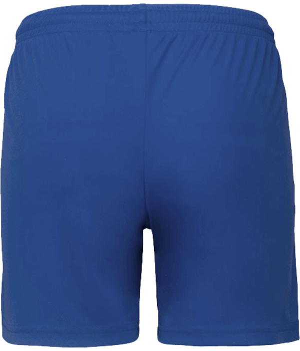 Short de sport femme en polyester dos Sporty Royal Blue