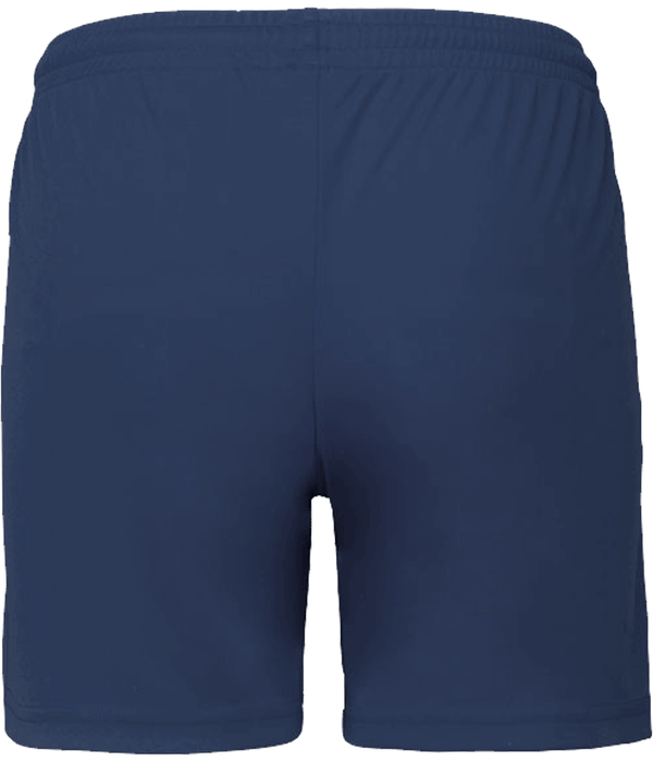 Short de sport femme en polyester dos Sporty Navy