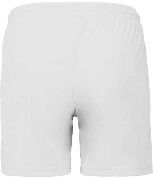 Short de sport femme en polyester dos White