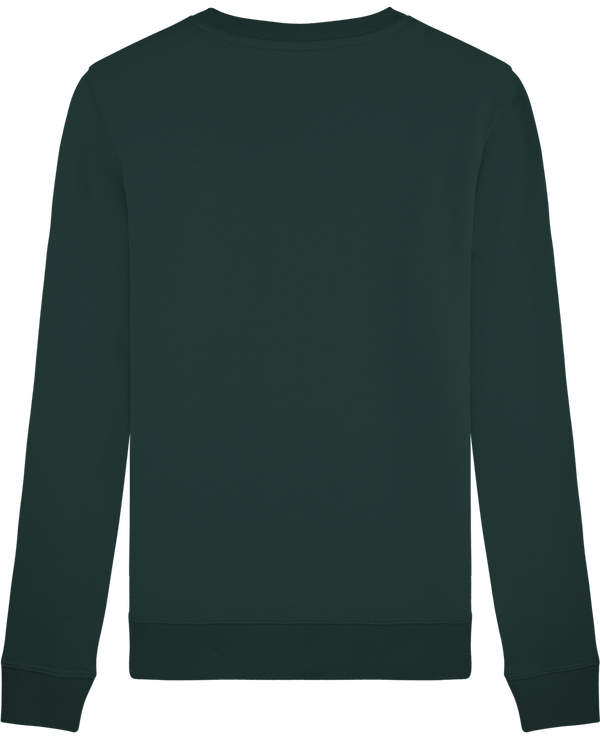 Sweat col rond unisex stanley stella rise dos Glazed Green