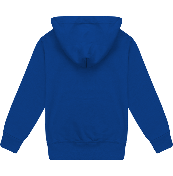 Sweat shirt a capuche enfant dos Light Royal Blue