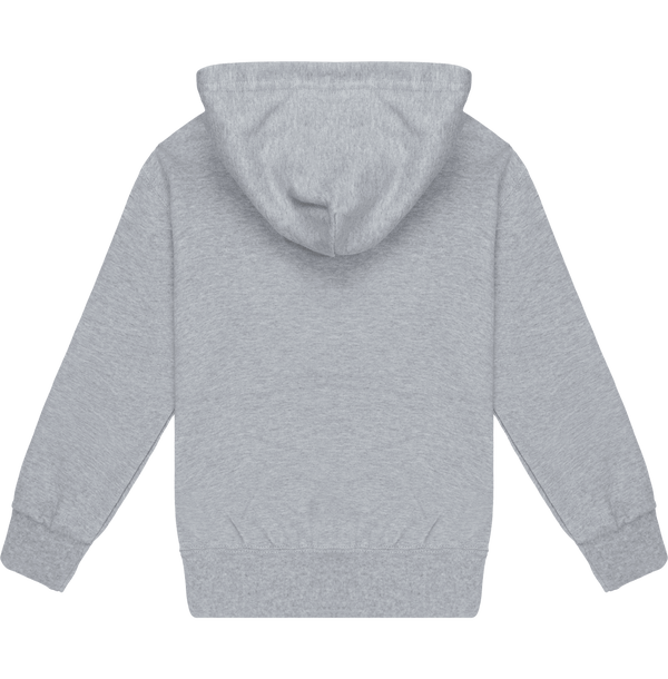 Sweat shirt a capuche enfant dos Oxford Grey