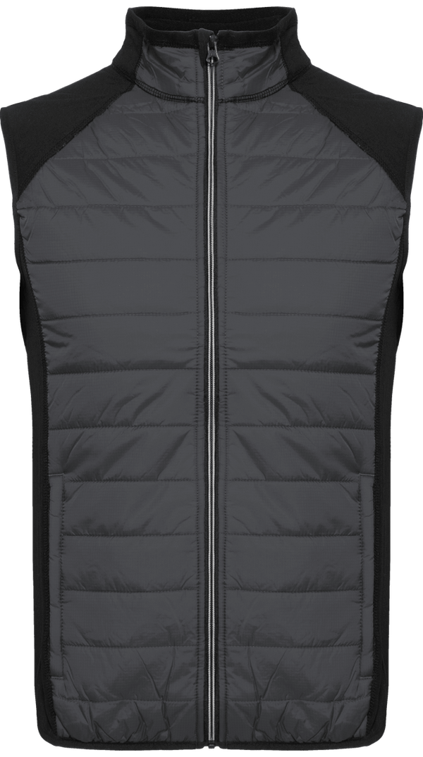 Ärmellose Bicolor-Sportweste Sporty Grey / Black