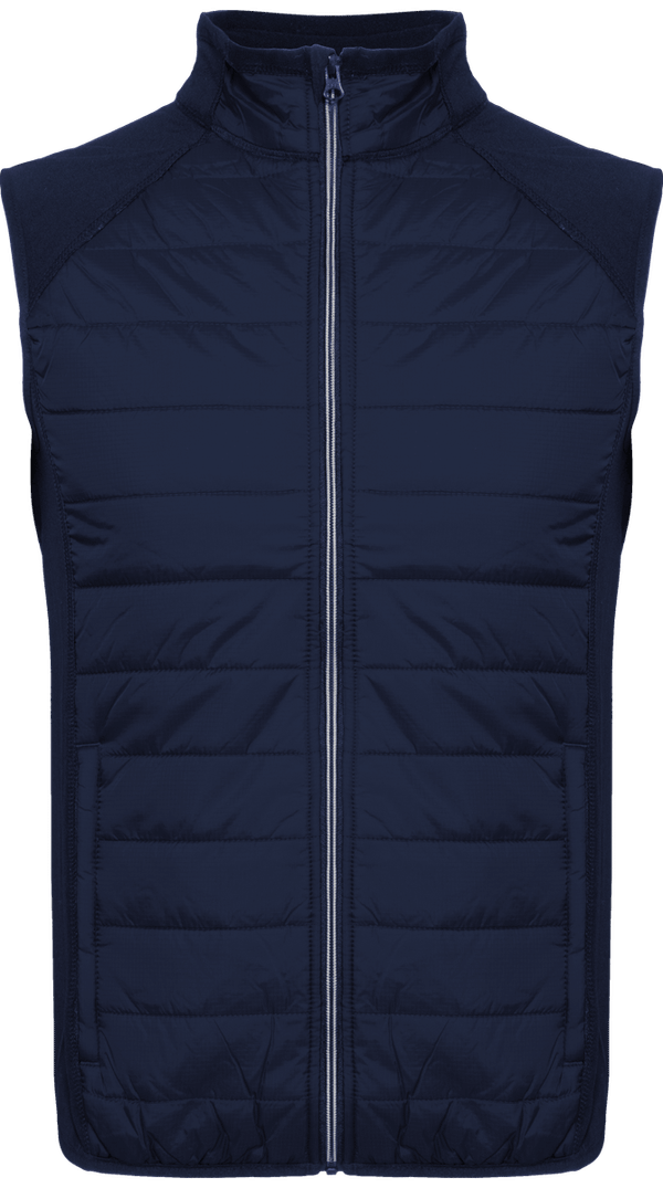 Veste sport bi matiere sans manches plexus Sporty Navy / Sporty Navy