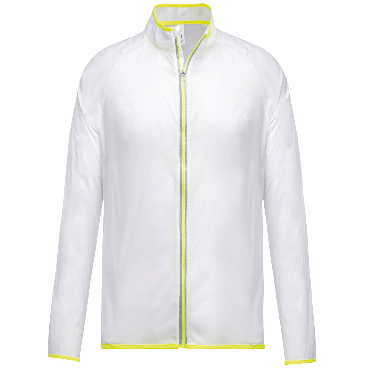 Veste De Pluie Légère - Style K-Way - Idéale Pour Le Sport Transparent White