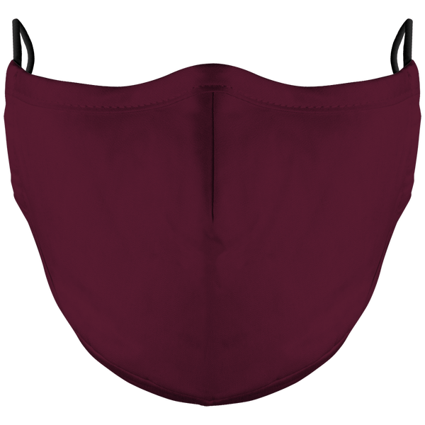 Masque En Tissu 3 Couches De Protection - Personnalisation En Flex  Burgundy