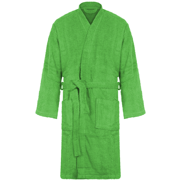 Peignoir col kimono plexus Lime Green