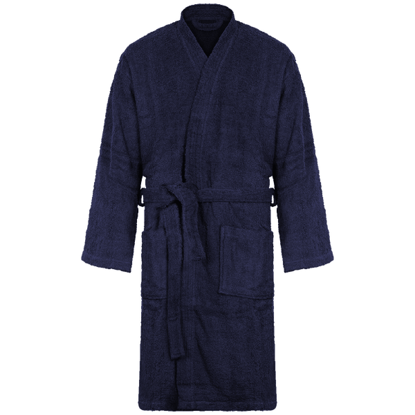 Peignoir col kimono plexus Navy