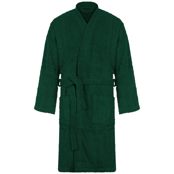 Peignoir col kimono plexus Bottle Green