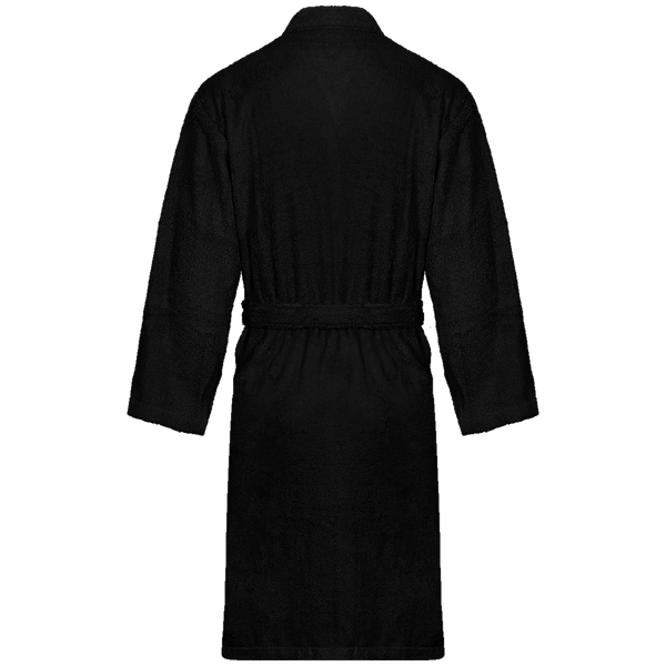 Peignoir col kimono dos Black