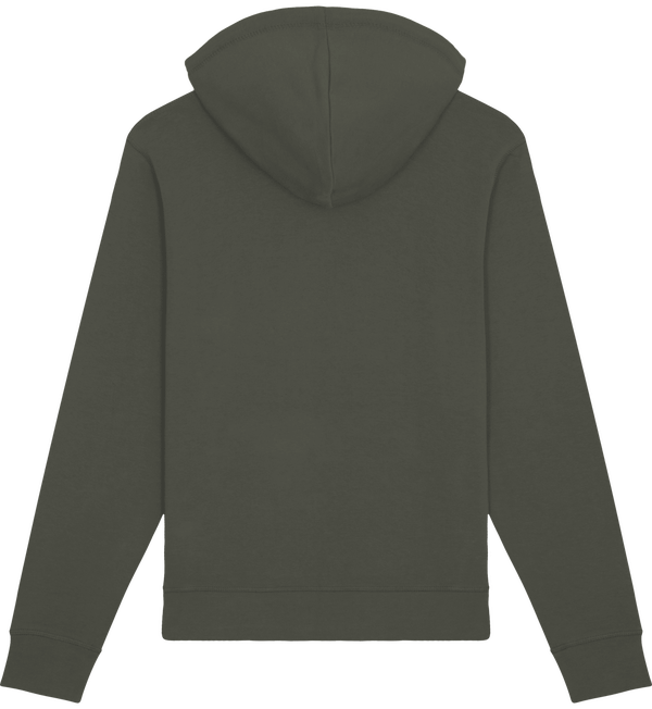 Sweat shirt capuche essentiel unisexe drummer dos Khaki
