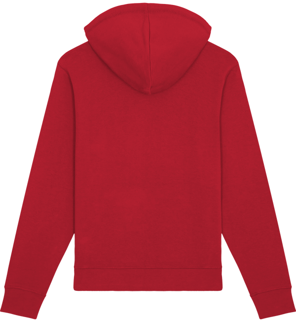 Sweat shirt capuche essentiel unisexe drummer dos Red