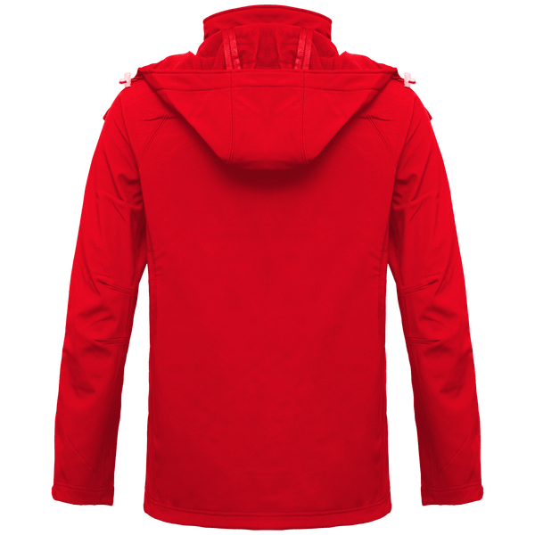 Veste softshell a capuche homme dos Red