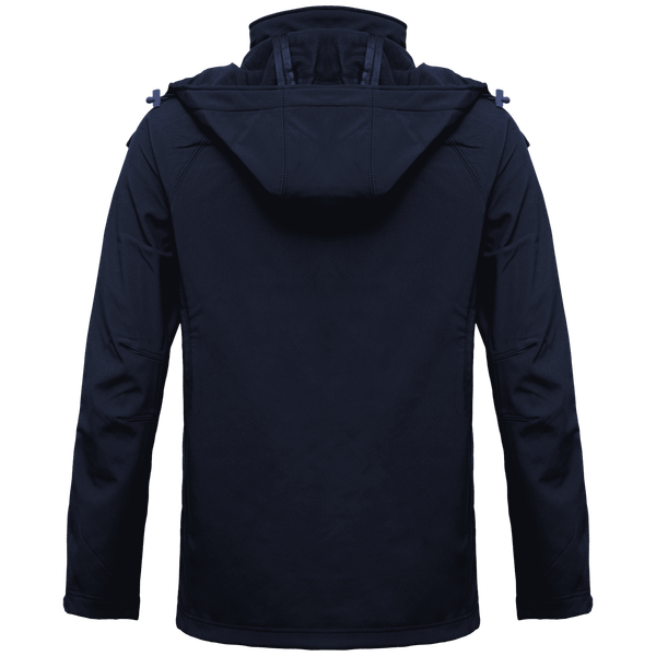 Veste softshell a capuche homme dos Navy